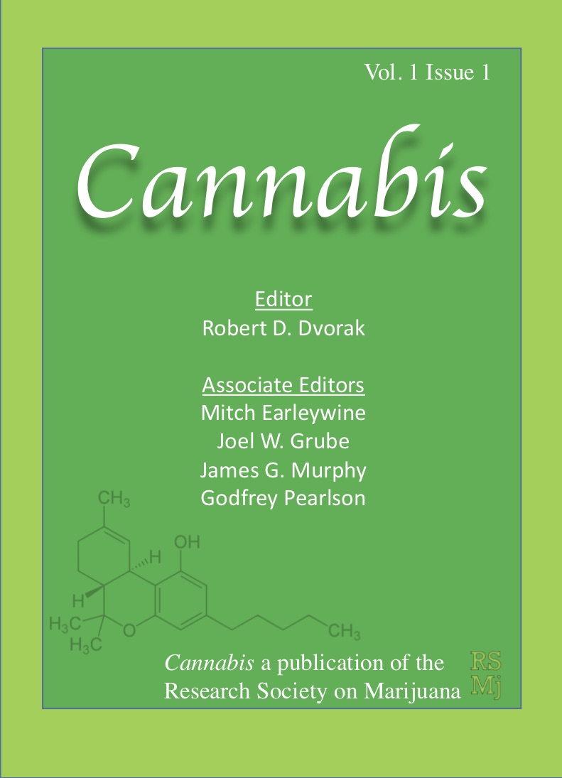 					View Vol. 1 No. 1 (2018): Cannabis
				